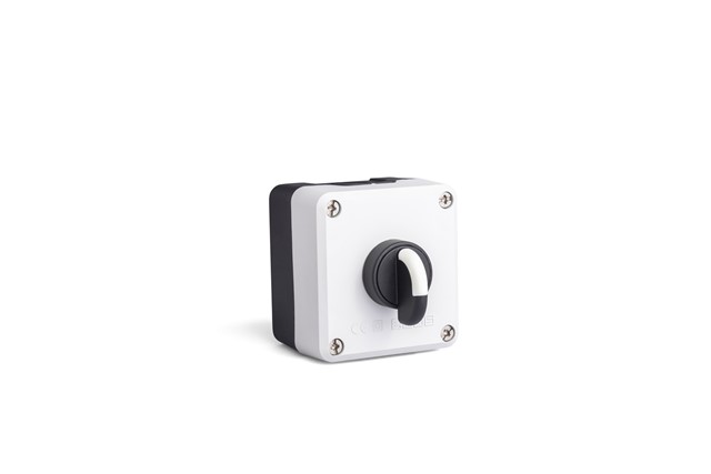 P Series Plastic 1 Hole CPDS30 + 2*C3CK (NO) Grey-Black Control Box